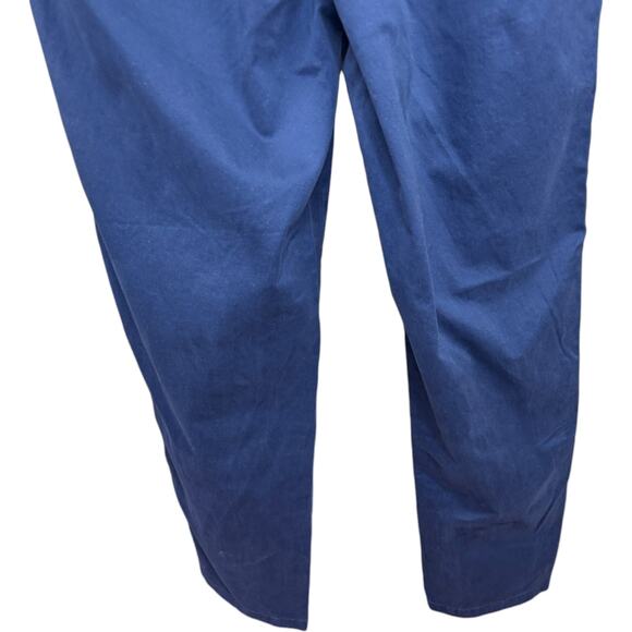 Denim & Co. Regular EasyWear Twill Straight Leg Pant with Pockets Navy Small - Picture 2 of 9